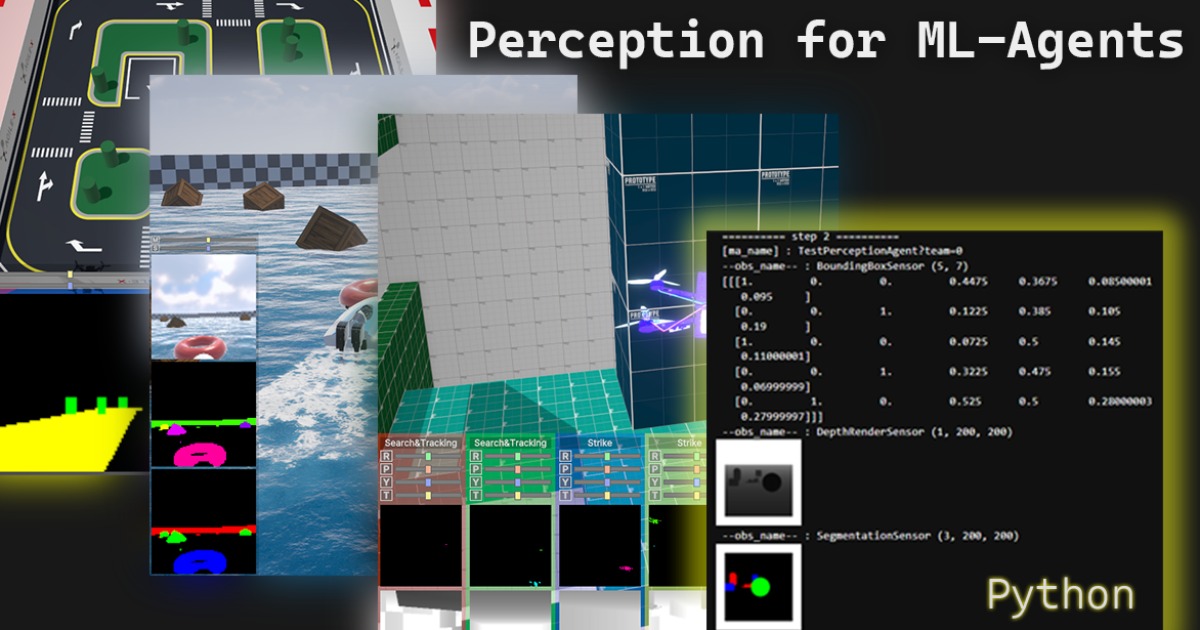 Perception for ML-Agents | AI-ML Integration | Unity Asset Store