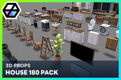 3D Props - House 180 Pack