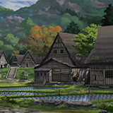 Old Asian Small Town - High Quality Parallax Background