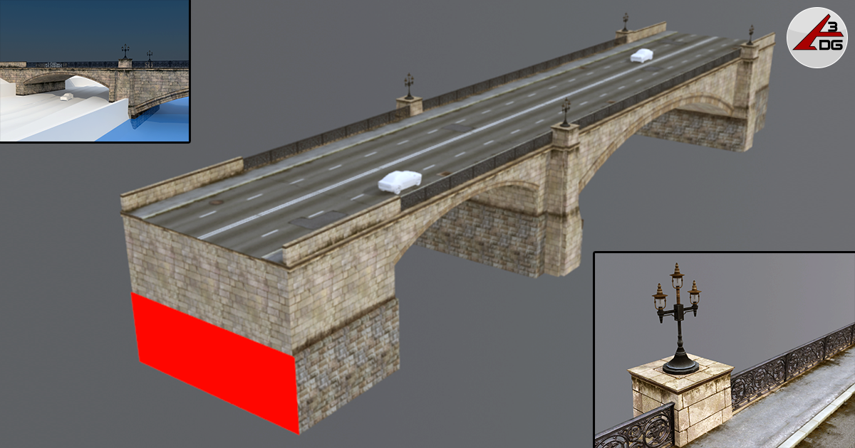 Bridge Meidan | 3D Roadways | Unity Asset Store