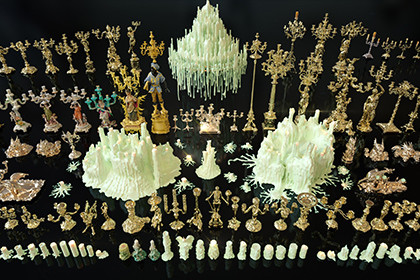 Ornate Candles, CandleHolders, and Wax Sculptures - 133 Models Set