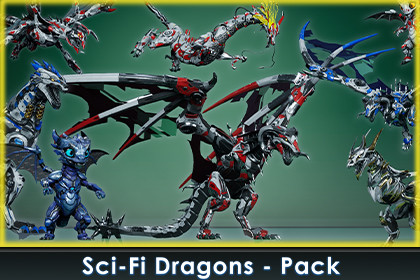 Sci-Fi Dragons Pack