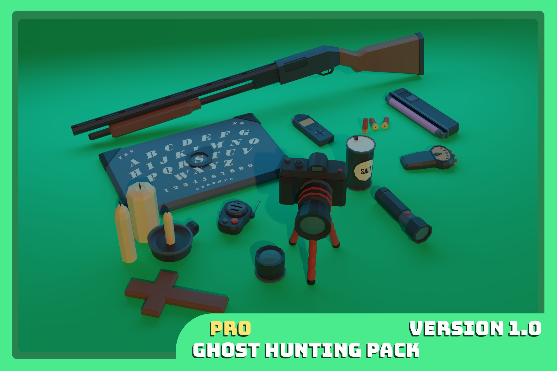 Low-Poly Ghost Hunting Pack Pro | 3D Props | Unity Asset Store
