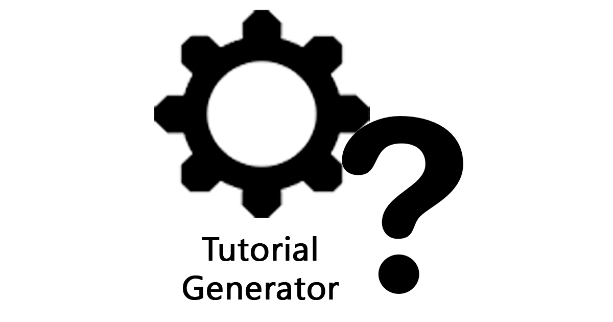 Tutorial Generator | Integration | Unity Asset Store