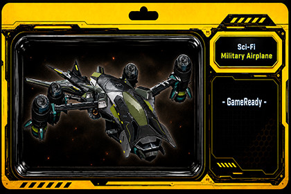 Sci-Fi Transport - Military Airplane