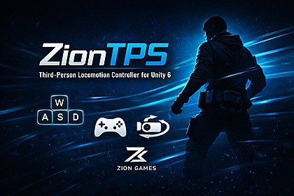 ZionTPS – Modular Third Person Controller & Locomotion System