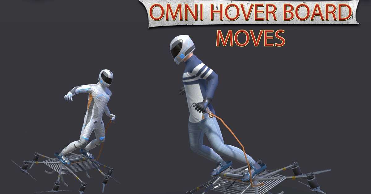 Powerhover Unity Theme Omni Hover Board | 3D Animations | Unity Asset Store
