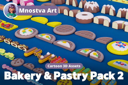 Cartoon Bakery & Pastry Pack 2