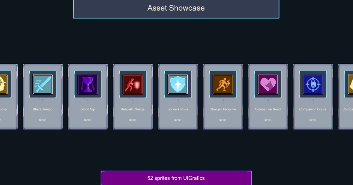 Pixel Art Rogue Lite UI | 2D GUI | Unity Asset Store