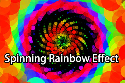Spinning Rainbow Effect By maything