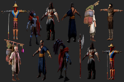 Japanese Warrior Character Collection