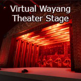 Virtual Wayang Theater Stage 3D Model