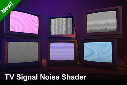 TV Signal Noise Shader