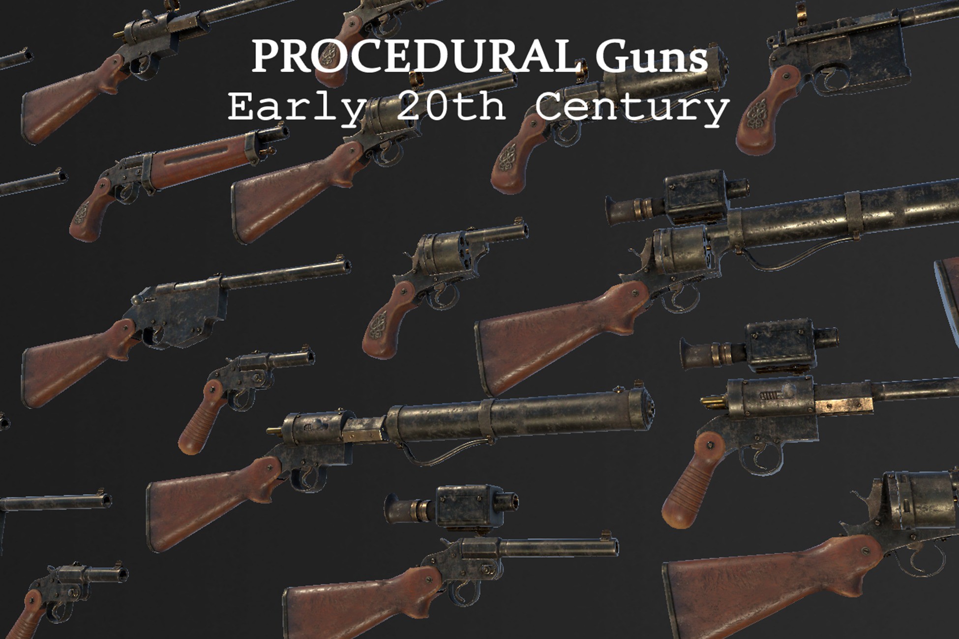 Procedural Guns | 3D Guns | Unity Asset Store