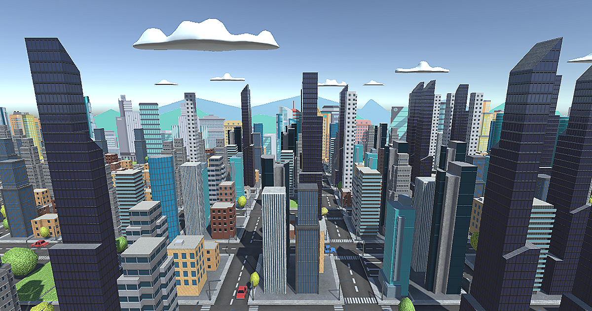 Dynamic Background City Dynamic City Background | 3D Environments | Unity Asset Store