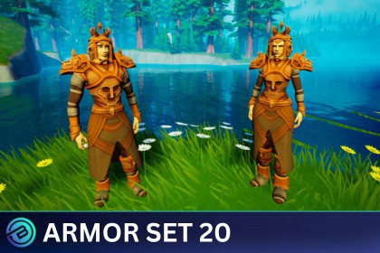 Mystic Armor Set - Stylized RPG