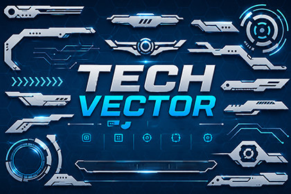 SCI-FI UI TECH VECTORS
