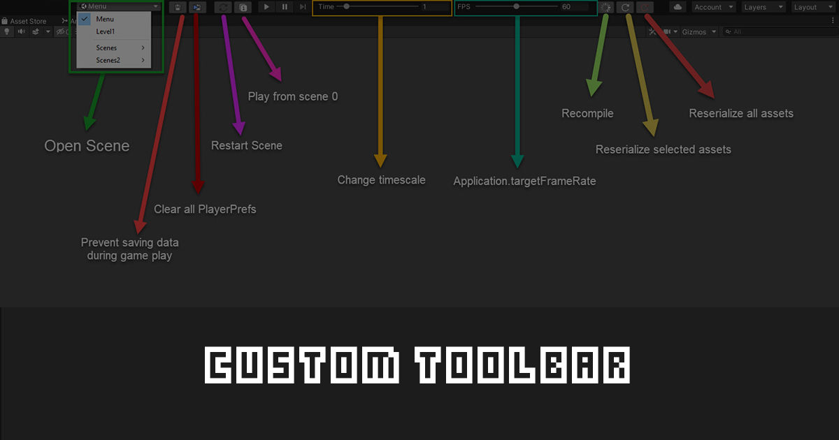 Custom Toolbar | Utilities Tools | Unity Asset Store