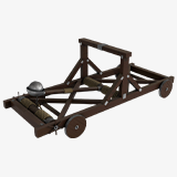 Medieval Catapult 01 URP HDRP Textures