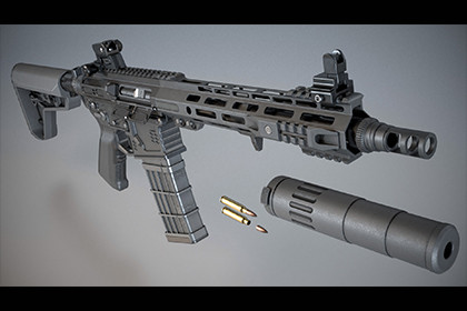 Modern Assault Rifle AR-15