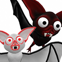 Cartoon bats