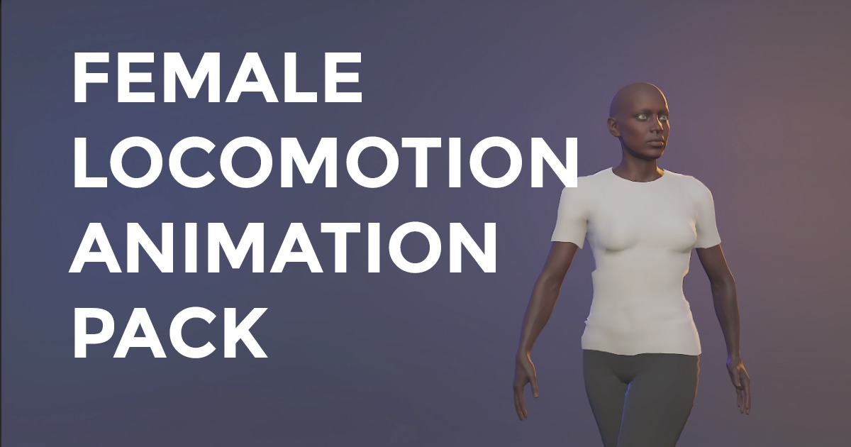 Female Unity Animations Female Locomotion Animation Pack | 3D Animations | Unity Asset Store