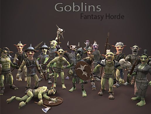 پکیج یونیتی Fantasy Horde - Goblin