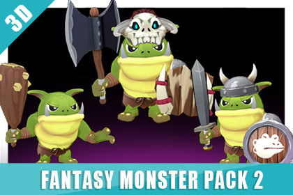 3D Monster pack vol.2