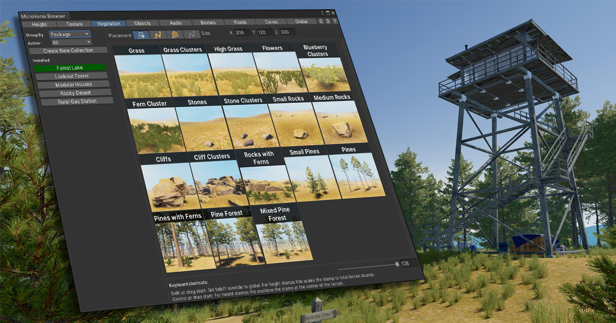 Microverse Unity Biomes and Presets for MicroVerse + QuadArt | Terrain | Unity Asset Store