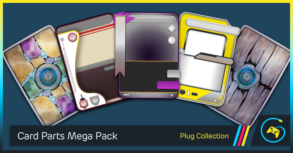 Unity Card Panel Card Parts Mega Pack by Gamertose | 2D Icons | Unity Asset Store