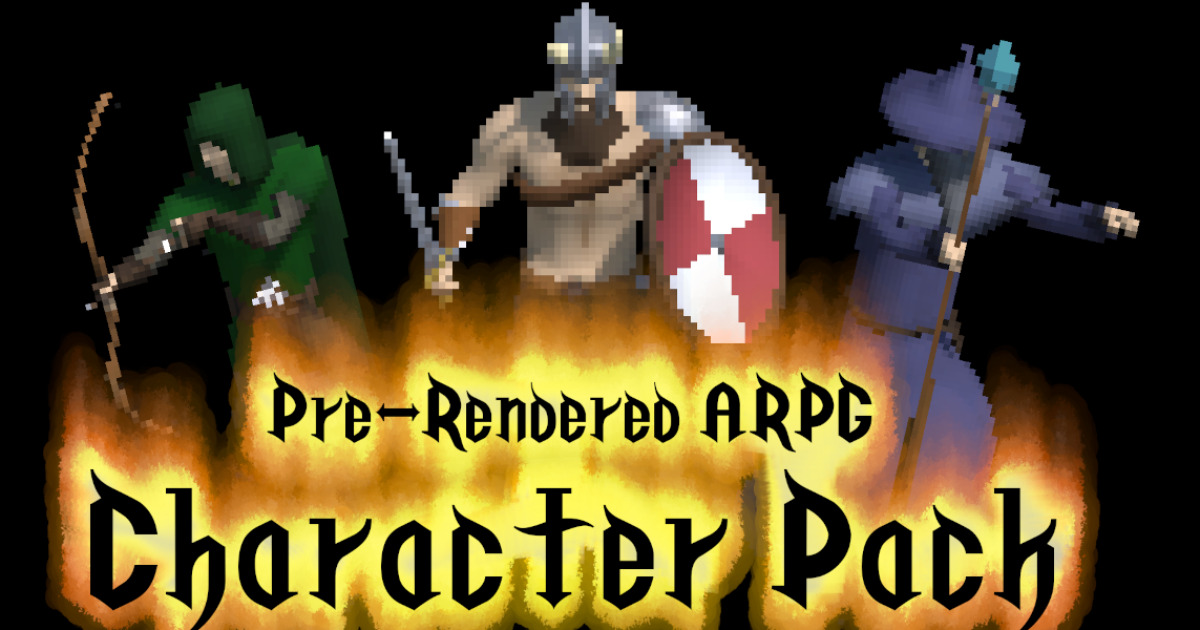 Pre-Rendered ARPG Character Pack | 2D Characters | Unity Asset Store