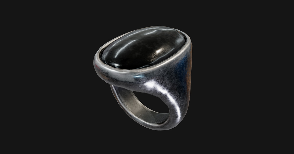 Unity Make Ring Shape Black Stone Ring – Game-Ready 3D Model | Props | Unity Asset Store