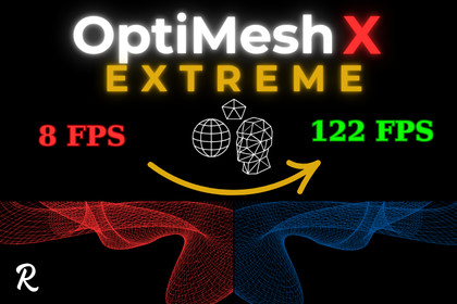 BT-OptiMeshX Extreme: Realtime Mesh Optimization, Geomorph LOD & Mesh Matrix