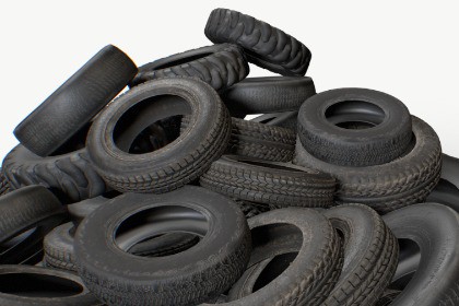 Tire Pile Junk