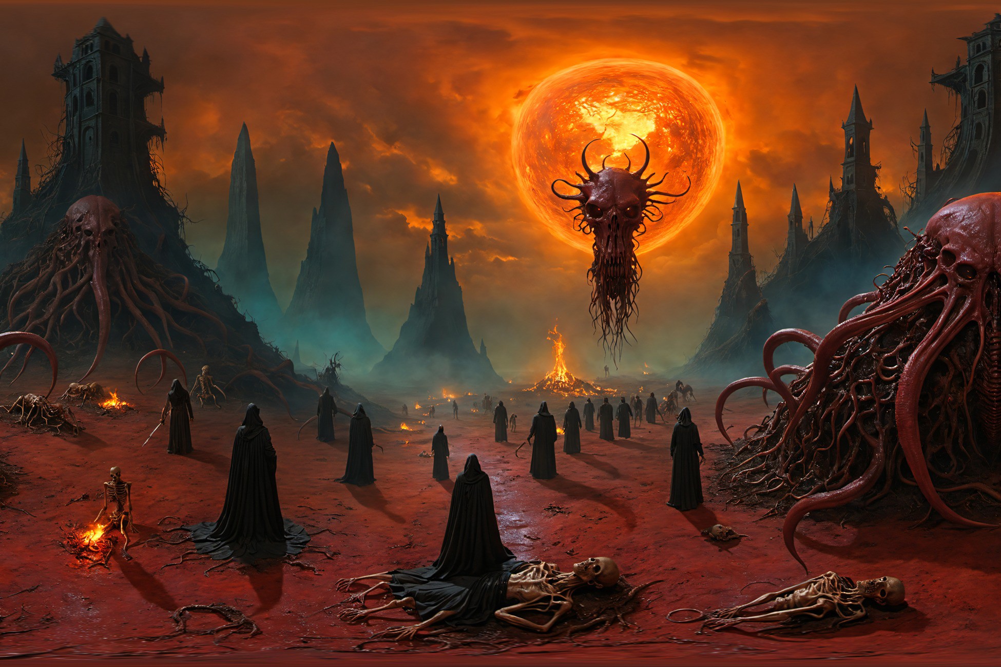 53 HDRI Hellscape Panoramas | 2D Sky | Unity Asset Store