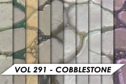 Stylized Textures - Vol 291 - Cobblestone