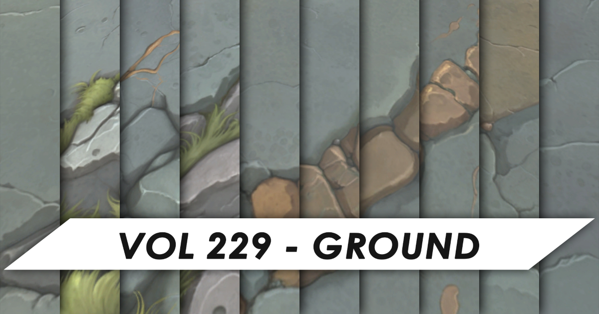 Stylized Textures - Vol 229 - Ground | 2D Textures & Materials | Unity ...