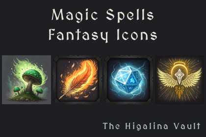 Magic Spells - Fantasy Icons [512x512 HD]
