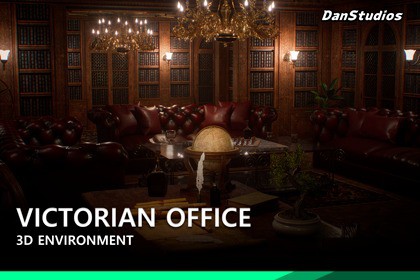Victorian Office Environment | HDRP/URP/Built-In
