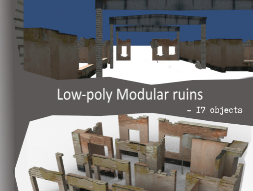 Modelar Ruinas Unity Modular Ruins | 3D | Unity Asset Store