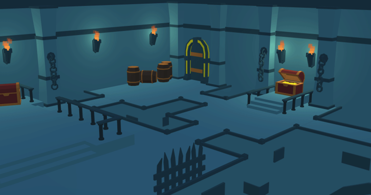 Lowpoly stylized dungeon modular set | 3D ダンジョン | Unity Asset Store