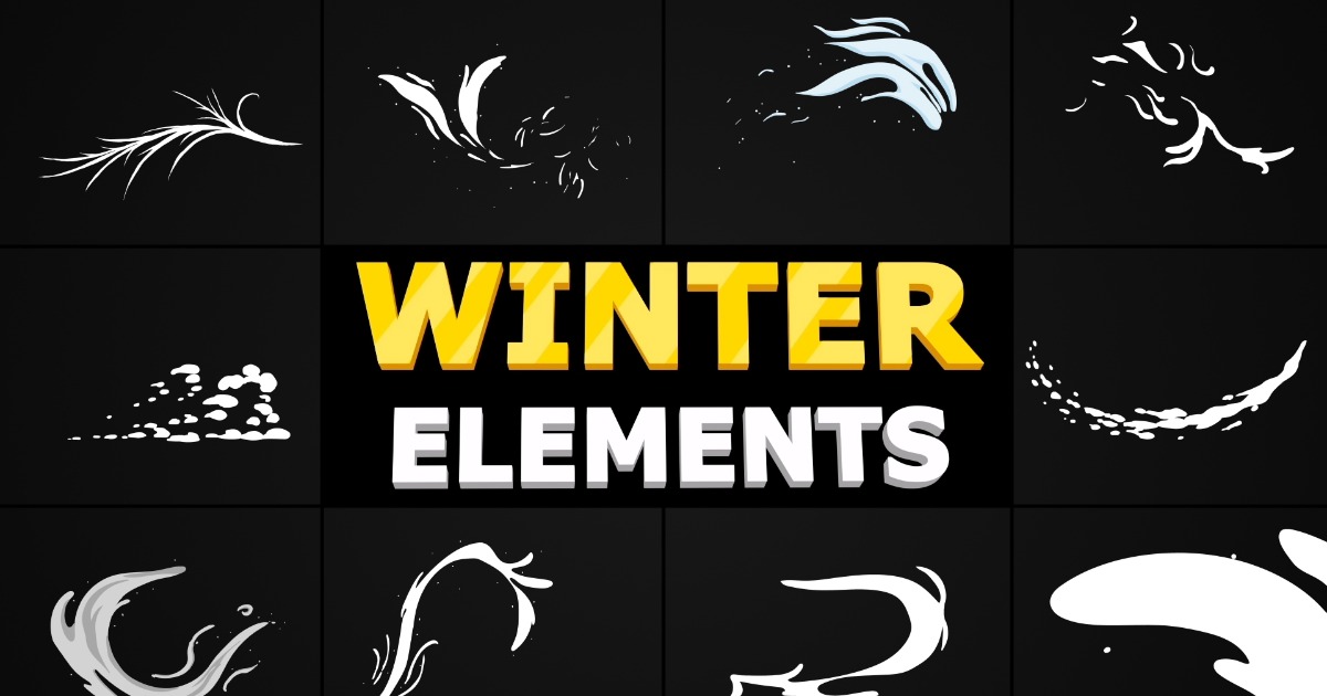 Hand-Drawn Winter Elements | 2D Textures & Materials | Unity Asset Store