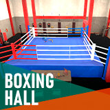 Boxing hall - interior and equipments