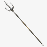 Medieval Trident 03 Silver URP HDRP Textures