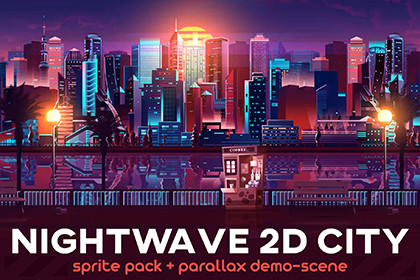 NightWave 2D City