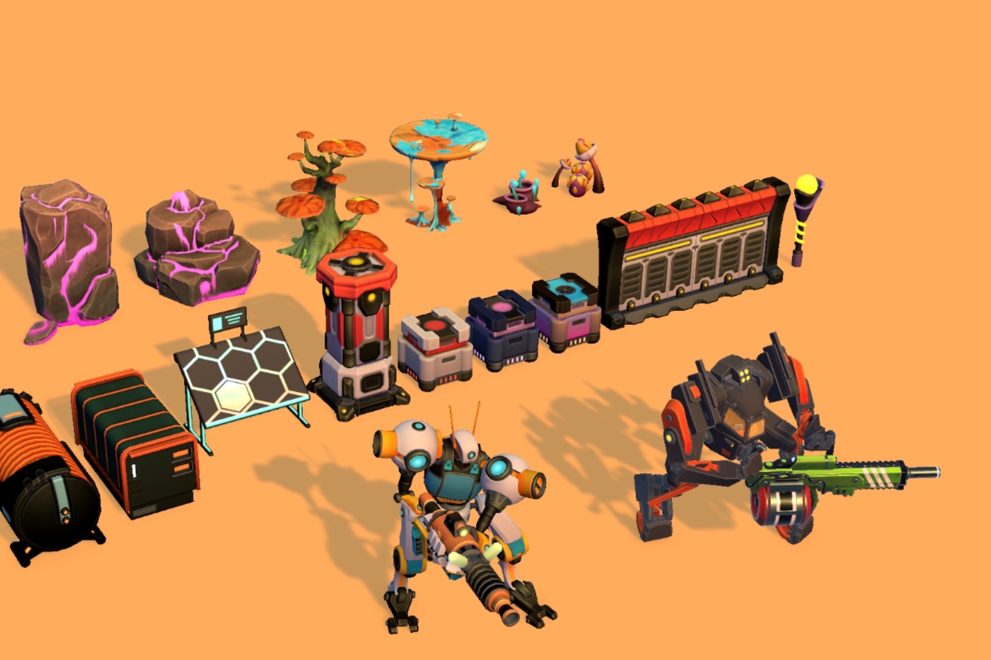 Robots with animations and Assets | 3D Robots | Unity Asset Store