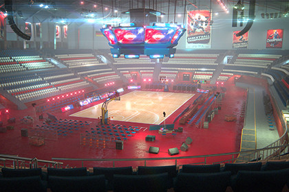Basketball Arena Stadium Interior - Modular Environment 3D Level