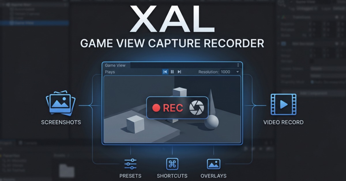 XAL Game View Capture Recorder | Utilities Tools | Unity Asset Store