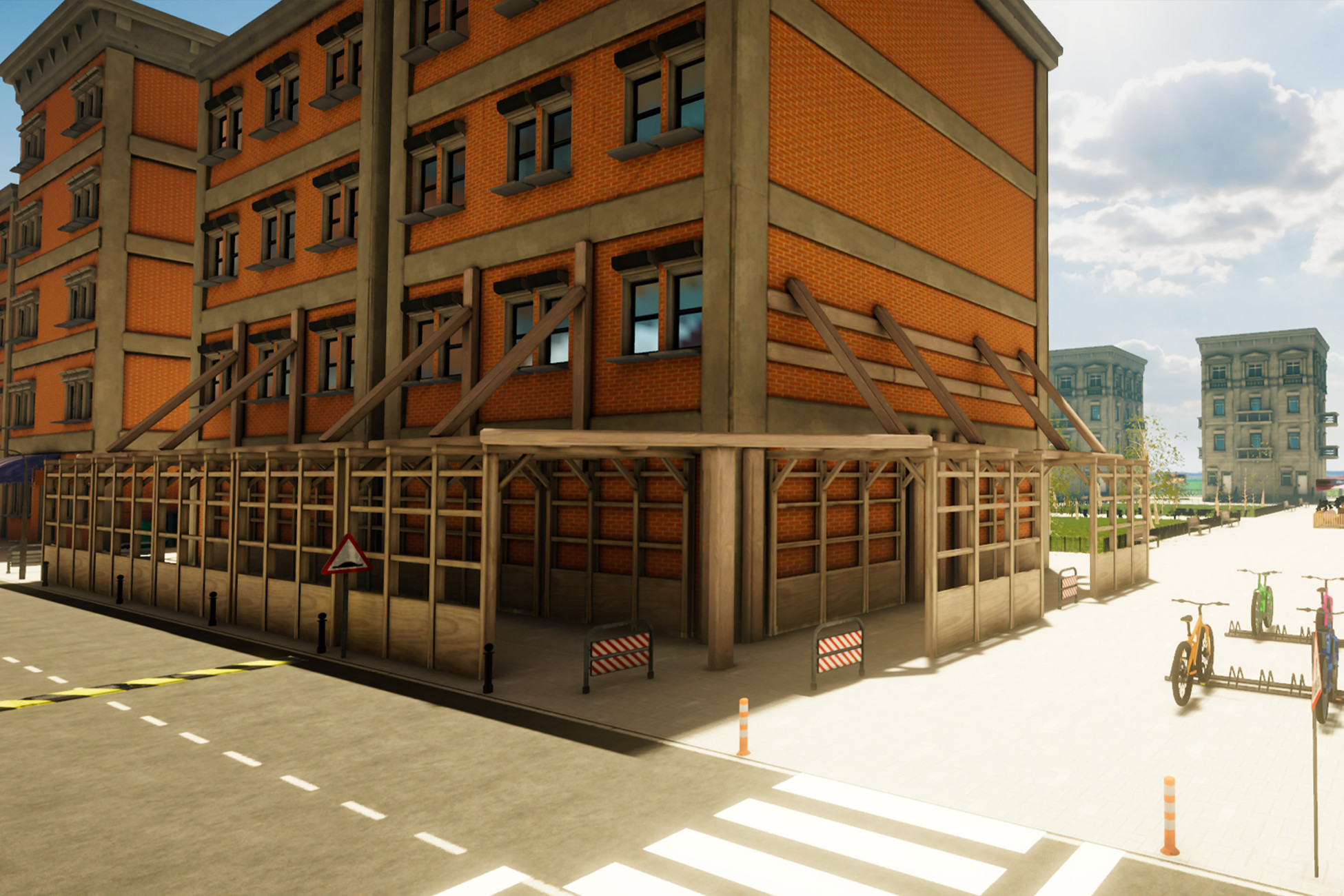 Modern City/Block 4. (URP) | 3D Urban | Unity Asset Store