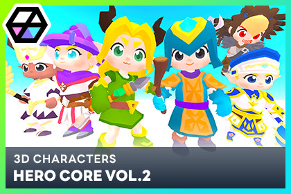 3D Characters - Hero Core Vol.2